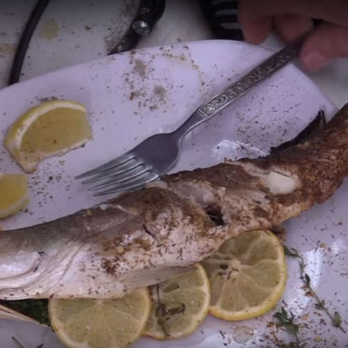 Alder Plank Smoked Trout