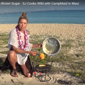 GRILLED PINEAPPLE DIPPED IN BROWN SUGAR - SJ COOKS WILD IN MAUI