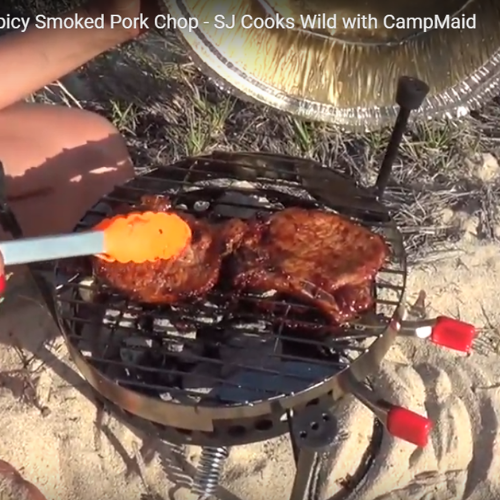 Sweet & Spicy Smoked Pork Chops - SJ Cooks Wild in Maui