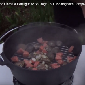 STEAMED CLAMS & PORTUGUESE SAUSAGE - SJ COOKING WITH CAMPMAID MAUI