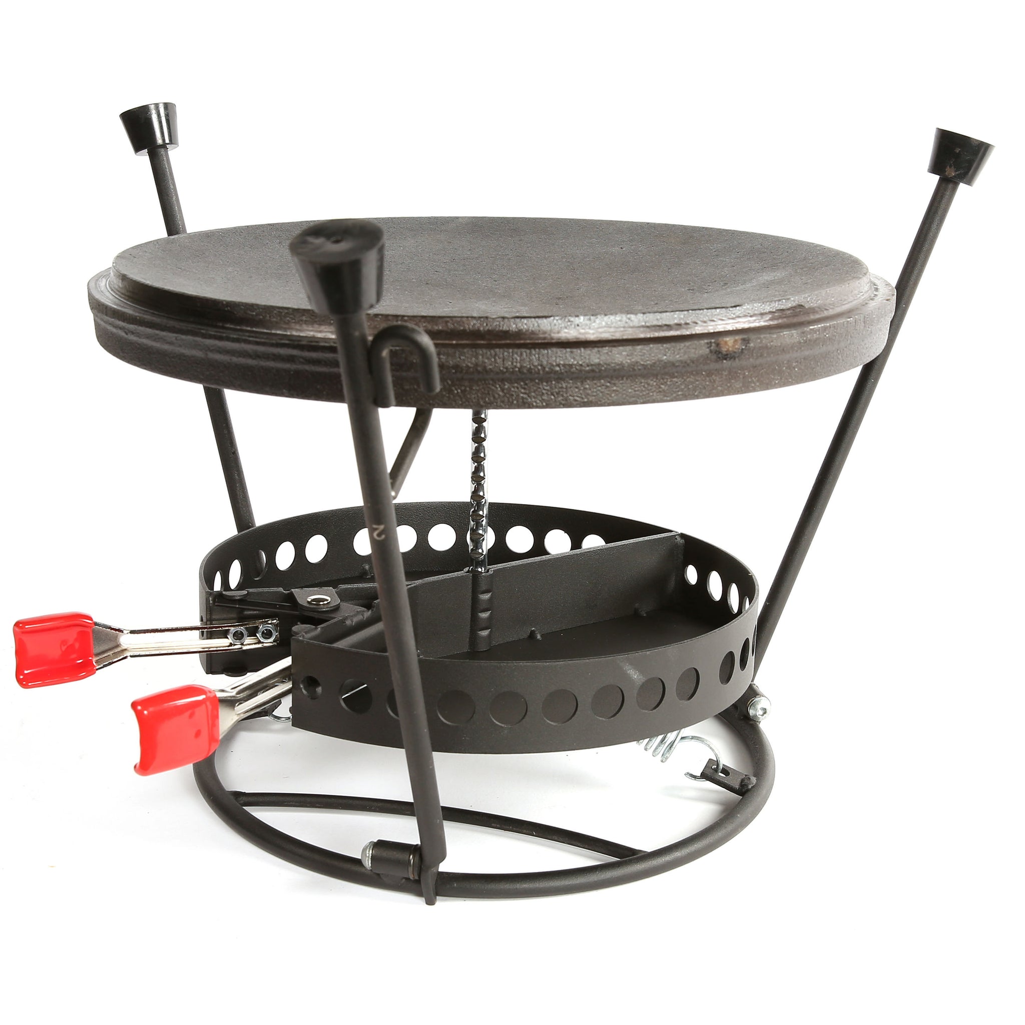 Cast Iron Camp Dutch Oven Lid Stand, 4-In-1 Folding Pot Stand/Camp Dutch  Oven To