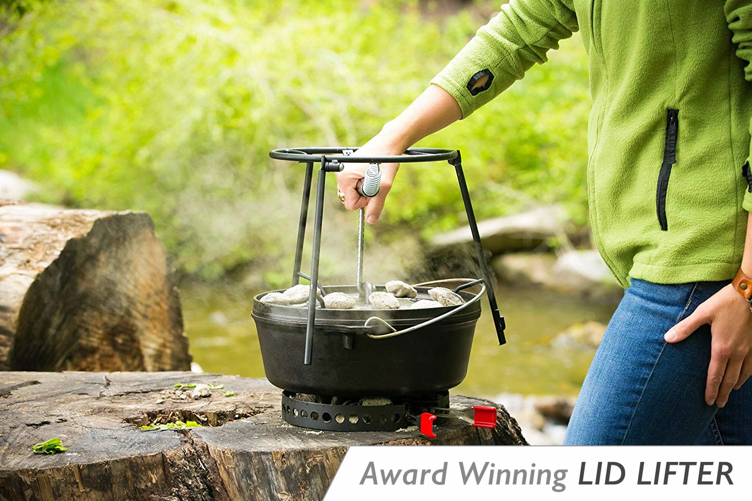 7pc Cast Iron Camp Cookware Set