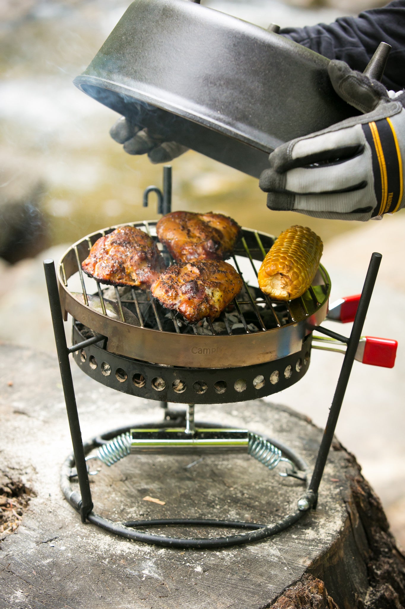 Dutch Oven Trivet for Outdoor Cooking 