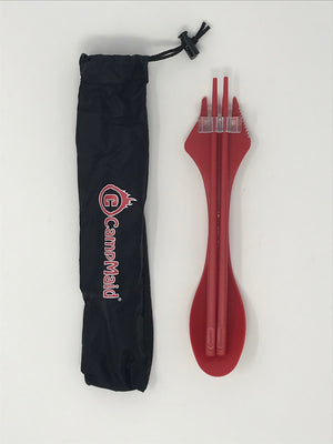 Camping Multi-Purpose Utensil Set of 4 with Carry Bags