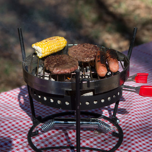 Charcoal Holder & Adjustable Heat Source