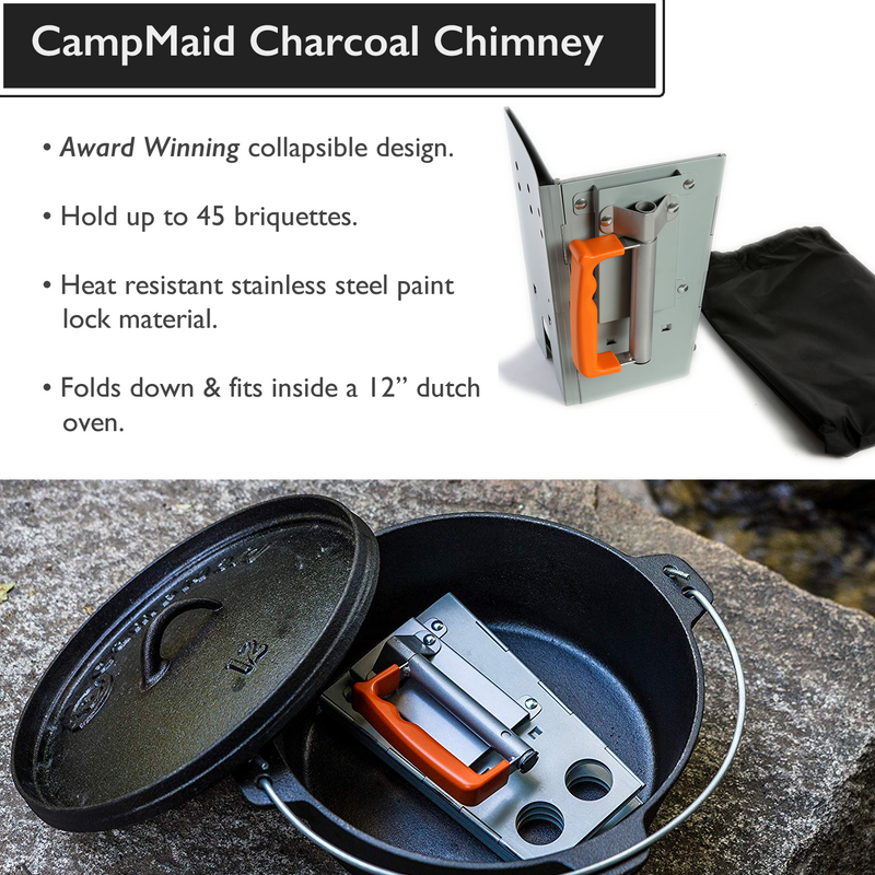 Collapsible Charcoal Chimney CampMaid